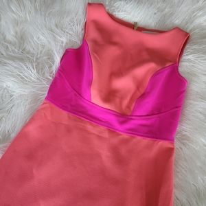 Loft Color block sheath dress Size 4